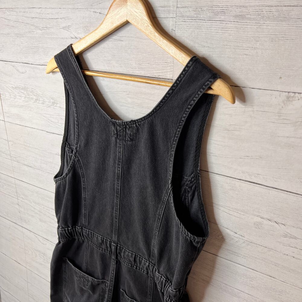 We the Free Jumpsuit Womens Size Small Washed Black Cloud Nine Denim 100% Cotton - Picture 13 of 16